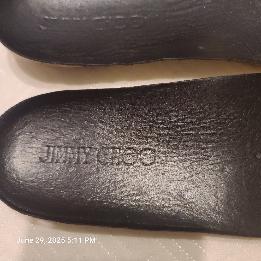 Jimmy Choo Brown Suede and Blue Sneakers - Picture 11 of 12